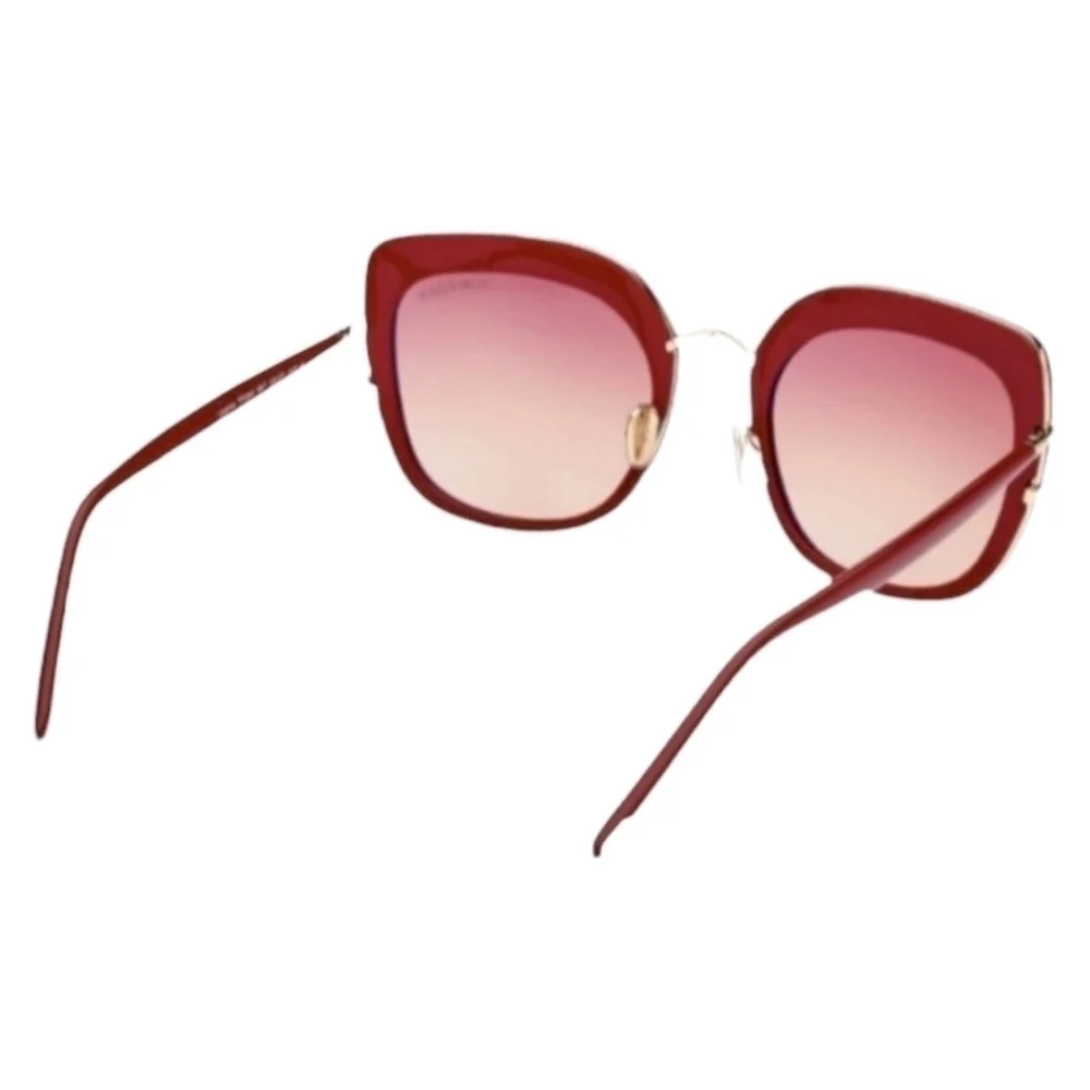 Tom Ford Virginia Sunglasses, Shiny Fuchsia & Rose Gold, NIB